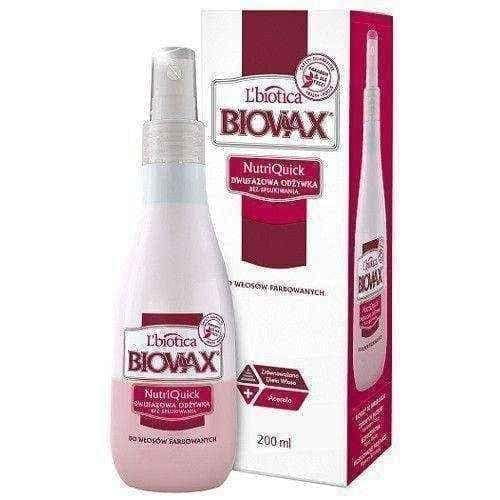 BIOVAX two-phase without rinsing conditioner for colored hair 200ml UK
