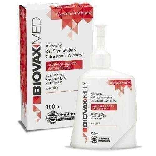 BIOVAXMED Active Gel stimulating regrowth of hair UK