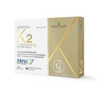 Biovitum Vitamin K2 + D3 x 30 capsules UK