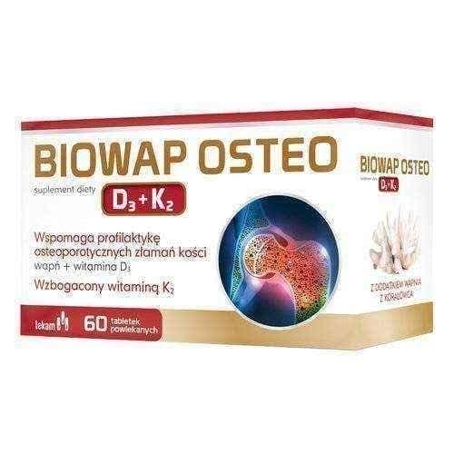 Biowap Osteo D3 + K2 x 60 tablets UK