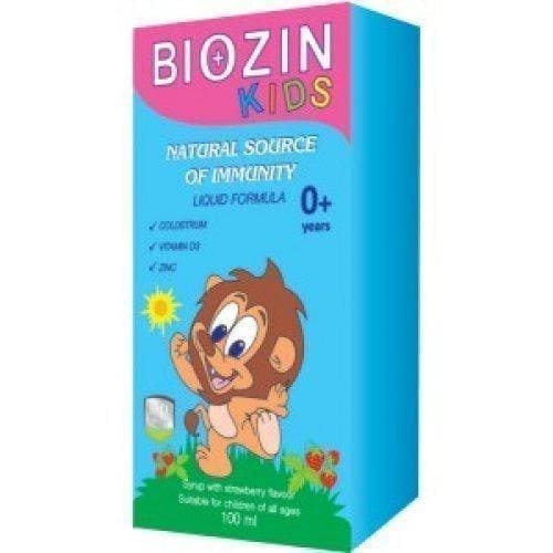 BIOZIN KIDS immunity syrup with colostrum 100ml., BIOZIN KIDS UK