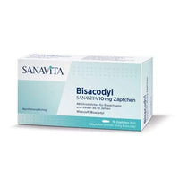 BISACODYL SANAVITA 10 mg suppository (suppositories) UK