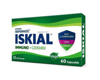 Black cumin seed oil, Iskial Immuno + Garlic capsules UK