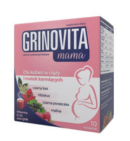 Black elderberry, hibiscus, blackcurrant, raspberry, Grinovita mama 10 sachets UK