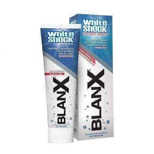 BLANX White Shock instant white toothpaste 75ml UK