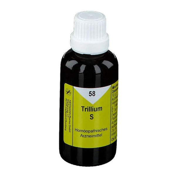 Bleeding internal hemorrhoids, nosebleed, bleeding after tooth extraction, TRILLIUM S 58 UK