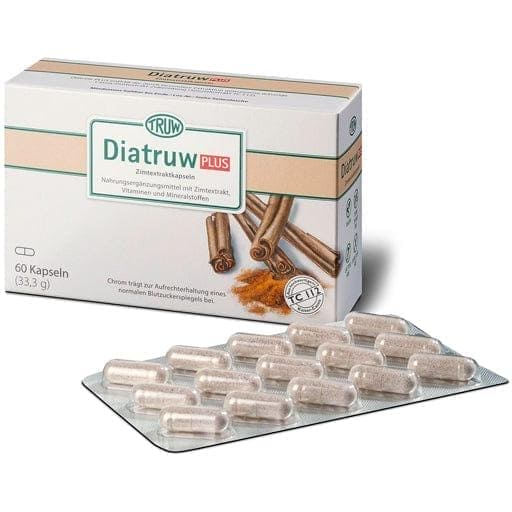 Blood sugar levels, DIATRUW Plus cinnamon extract capsules UK