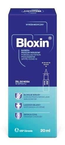 Bloxin nasal gel spray 20ml iota carrageenan, sodium hyaluronate, ectoin UK