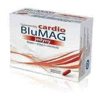 BLUMAG CARDIO ONLY x 30 capsules, Magnesium, Vitamin B6, omega 3 UK