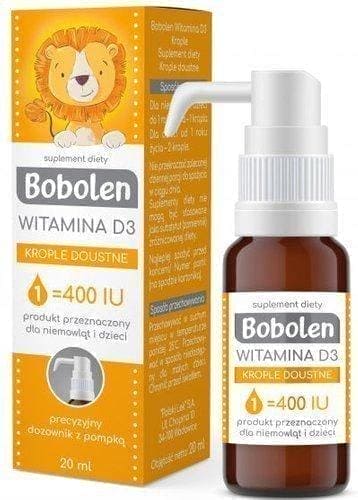 Bobolen Vitamin D3 drops 20ml UK