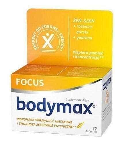 Bodymax Focus x 30 tablets UK