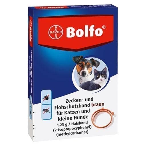 BOLFO Propoxur flea protection tape for small dogs, cats UK