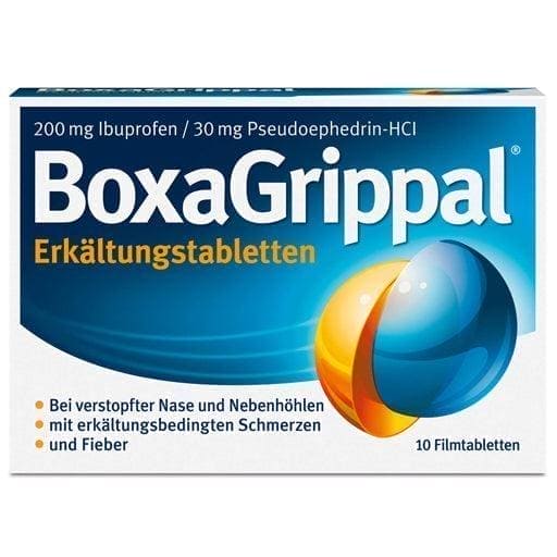 BOXAGRIPPAL cold and flu tablets UK
