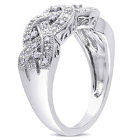 Braided diamond ring UK