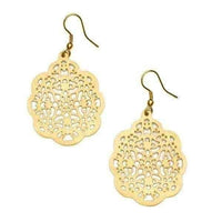 Brass earrings UK