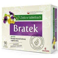 BRATEK x 90 tablets, violet extract, herbal medicine UK