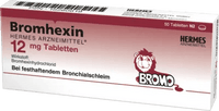 BROMHEXINE, lug diseases, Hermes 12 mg tablets UK