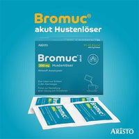 BROMUC acute bronchitis 200 mg cough suppressant, acetylcysteine UK