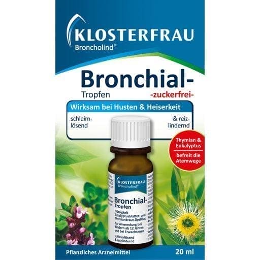 Bronchial drops, eucalyptus leaves and thyme UK