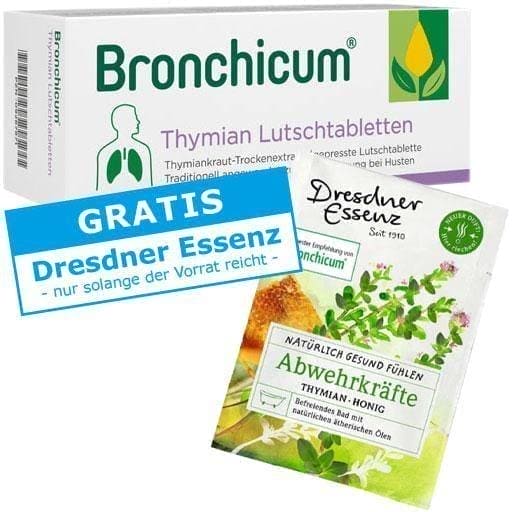 BRONCHICUM extract of thyme cough lozenges 50 pc UK