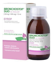 Bronchostop Duo cough syrup 120ml children over 6 years of age UK
