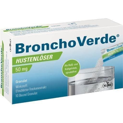 BRONCHOVERDE cough remover 50 mg granules 10 pc UK