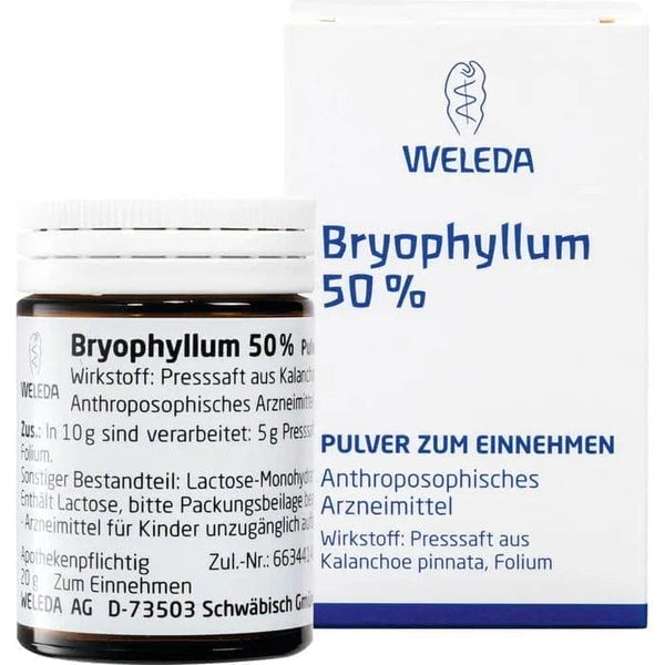 BRYOPHYLLUM 50% trituration, anticancer, kalanchoe pinnata leaf extract UK