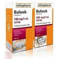 BUFENIK 200mg / 5ml syrup 100ml for infants anti inflammatory UK