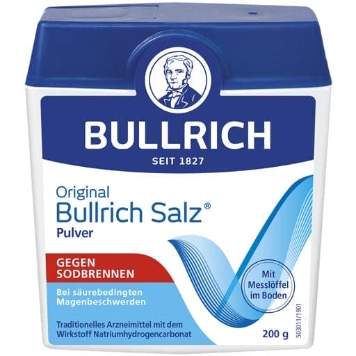 Bullrich's salt powder, heartburn and acid-related stomach problems UK