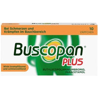 BUSCOPAN plus 10 mg, 800 mg suppositories UK