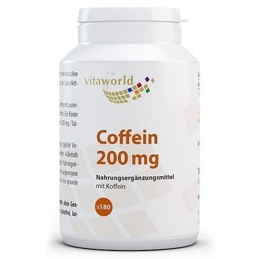 CAFFEINE 200 mg tablets UK