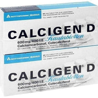 CALCIGEN D, calcium carbonate chewable tablets UK