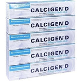 CALCIGEN D, Calcium carbonate, vitamin D3 effervescent tablets UK