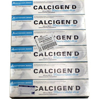 CALCIGEN D, Calcium carbonate, vitamin D3 effervescent tablets UK