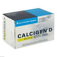 CALCIGEN D Citro , colecalciferol, calcium carbonate chewable tablets UK