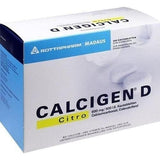 CALCIGEN D Citro , colecalciferol, calcium carbonate chewable tablets UK