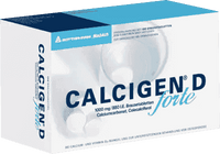 CALCIGEN D forte, osteoporosis, calcium carbonate, Colecalciferol UK