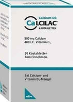 CALCILAC chewable tablets 50 pc treatment of vitamin D and calcium deficiencies UK