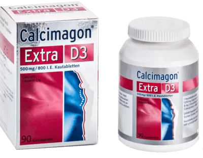 CALCIMAGON Extra D3 chewable tablets UK