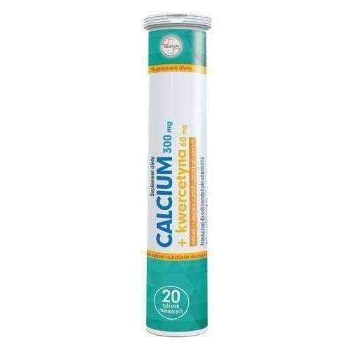 Calcium 300mg + Quercetin x 20 effervescent tablets UK