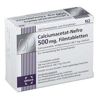 CALCIUM ACETATE NEFRO 500 mg, calcium ion UK