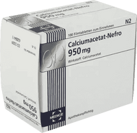 CALCIUM ACETATE NEFRO 950, renal insufficiency, dialysis treatment UK