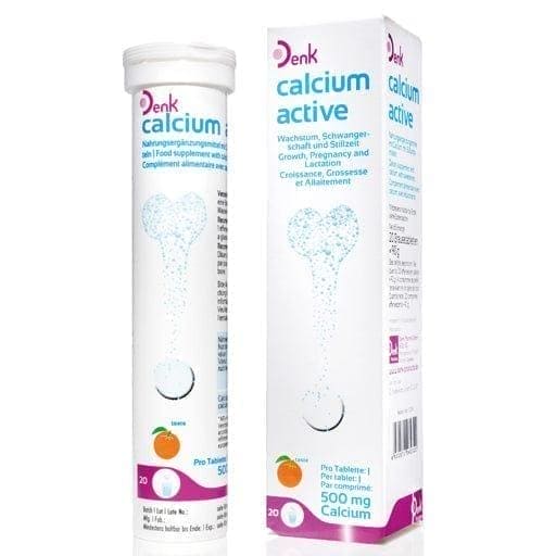 CALCIUM ACTIVE, calcium carbonate 500 mg effervescent tablets UK