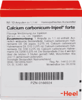 CALCIUM CARBONICUM INJEEL forte, bone problems, chronic lung infections UK