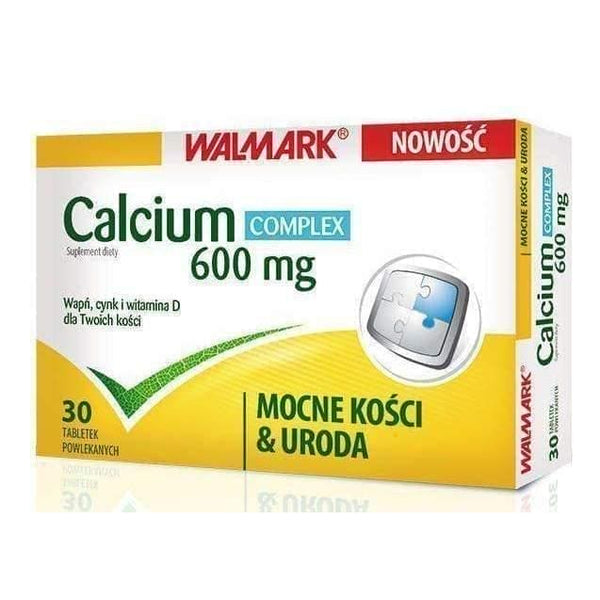 Calcium Complex 600mg x 30 film-coated tablets best calcium supplement UK