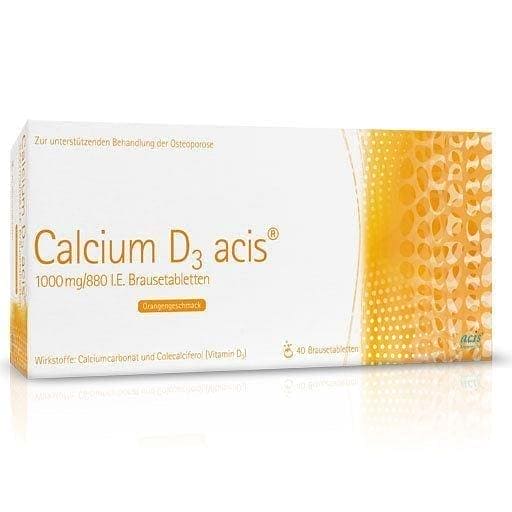 CALCIUM D3 acis, effervescent tablets UK