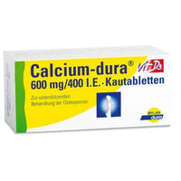 CALCIUM DURA Vitamin D3, chewable tablets UK