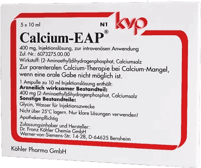 CALCIUM EAP ampoules, Calcium UK