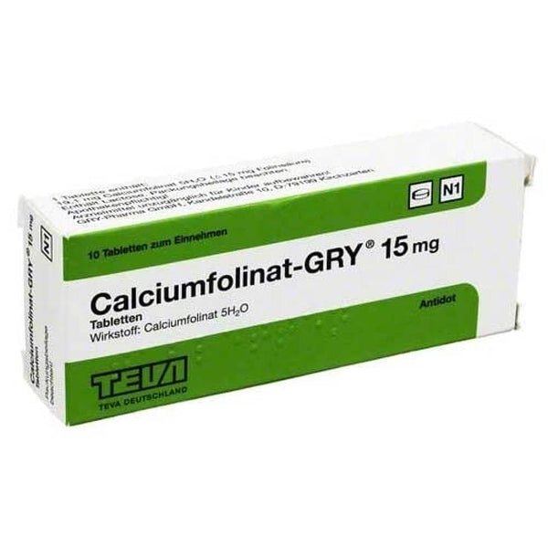 CALCIUM FOLINATE, Calciumfolinat-GRY® 15 mg UK