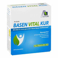 Calcium, potassium, magnesium, zinc, BASEN VITAL KUR plus vitamin D3+K2 powder UK